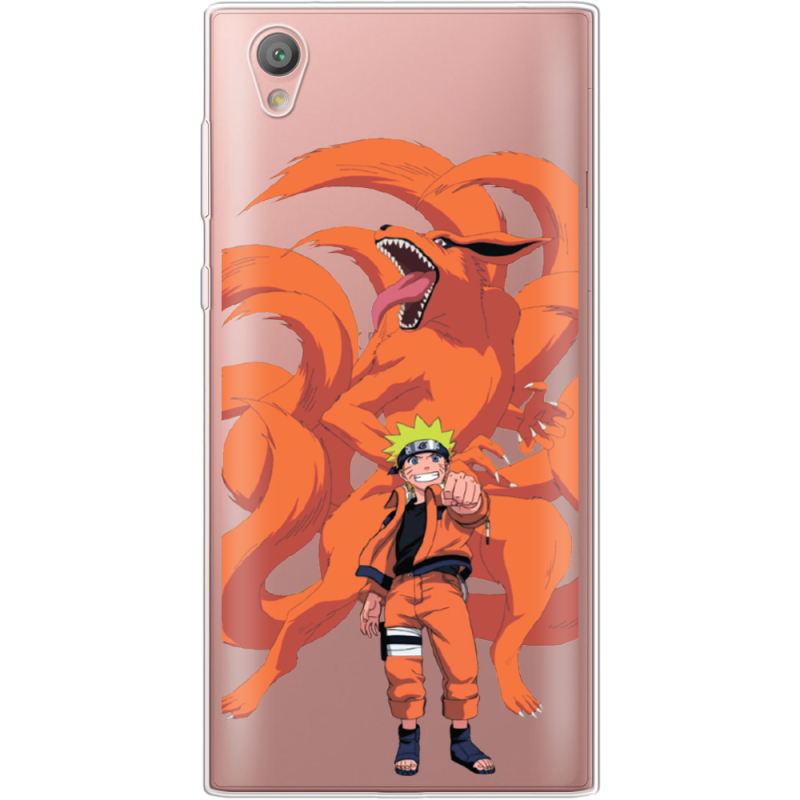 Прозрачный чехол Uprint Sony Xperia L1 G3312  Naruto and Kurama