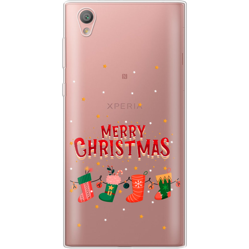 Прозрачный чехол Uprint Sony Xperia L1 G3312  Merry Christmas