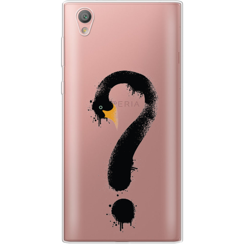 Прозрачный чехол Uprint Sony Xperia L1 G3312  Swan question