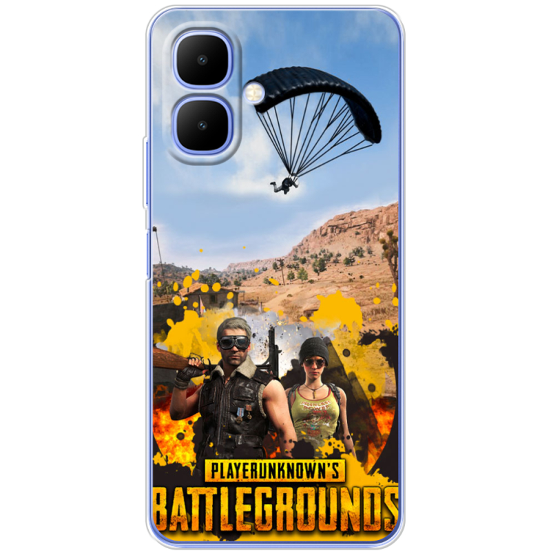 Чохол BoxFace Infinix Smart 10 Pubg parachute
