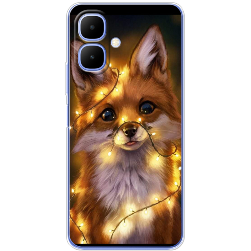 Чохол BoxFace Infinix Smart 10 Різдвяна лисичка