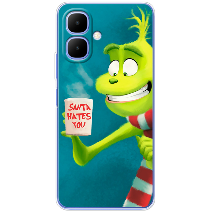 Чохол BoxFace Infinix Smart 10 Santa Hates You