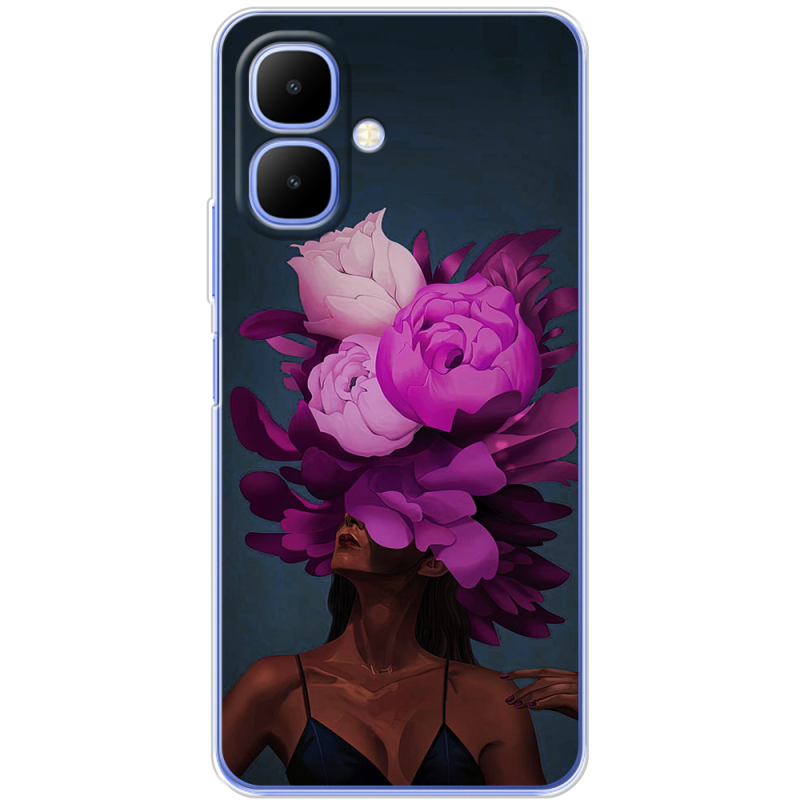 Чохол BoxFace Infinix Smart 10 Exquisite Purple Flowers