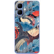 Чохол BoxFace Infinix Smart 10 Blue Herb