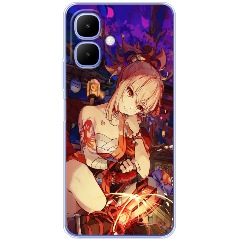 Чохол BoxFace Infinix Smart 10 Genshin Ёимия с огоньком