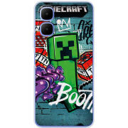 Чохол BoxFace Infinix Smart 10 Minecraft Graffiti