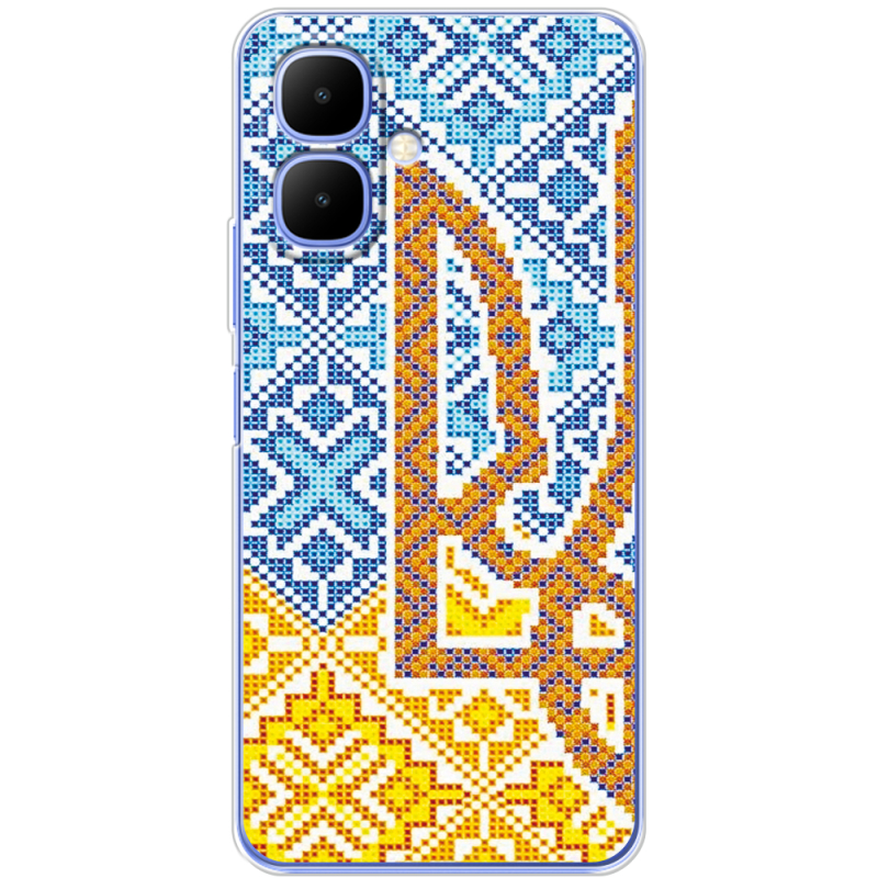 Чохол BoxFace Infinix Smart 10 Тризуб Вишивка