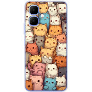 Чохол BoxFace Infinix Smart 10 Котики муркотики