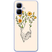 Чохол BoxFace Infinix Smart 10 Flower Hands