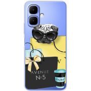 Прозорий чохол BoxFace Infinix Smart 10 Fashion Pug