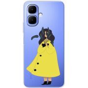 Прозорий чохол BoxFace Infinix Smart 10 Just a Girl