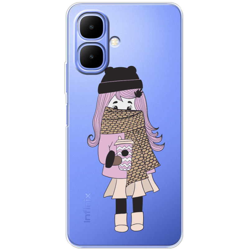 Прозорий чохол BoxFace Infinix Smart 10 Winter Morning Girl
