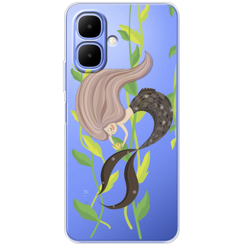 Прозорий чохол BoxFace Infinix Smart 10 Cute Mermaid