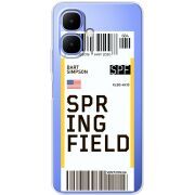 Прозорий чохол BoxFace Infinix Smart 10 Ticket Springfield