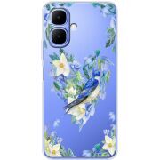 Прозорий чохол BoxFace Infinix Smart 10 Spring Bird