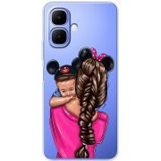 Прозорий чохол BoxFace Infinix Smart 10 Mouse Mommy