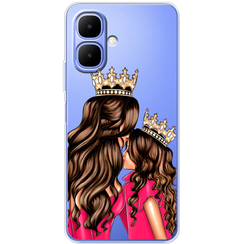 Прозорий чохол BoxFace Infinix Smart 10 Queen and Princess