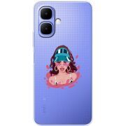 Прозорий чохол BoxFace Infinix Smart 10 Selena Gomez