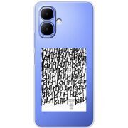 Прозорий чохол BoxFace Infinix Smart 10 Blah Blah