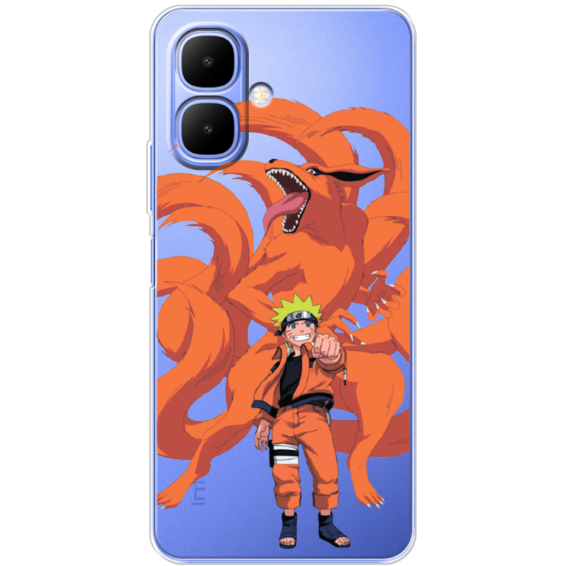Прозорий чохол BoxFace Infinix Smart 10 Naruto and Kurama