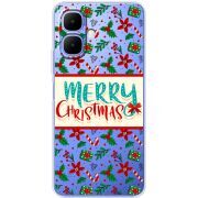 Прозорий чохол BoxFace Infinix Smart 10 Vintage Christmas Pattern