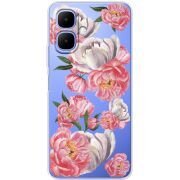 Прозорий чохол BoxFace Infinix Smart 10 Peony Watercolor Style