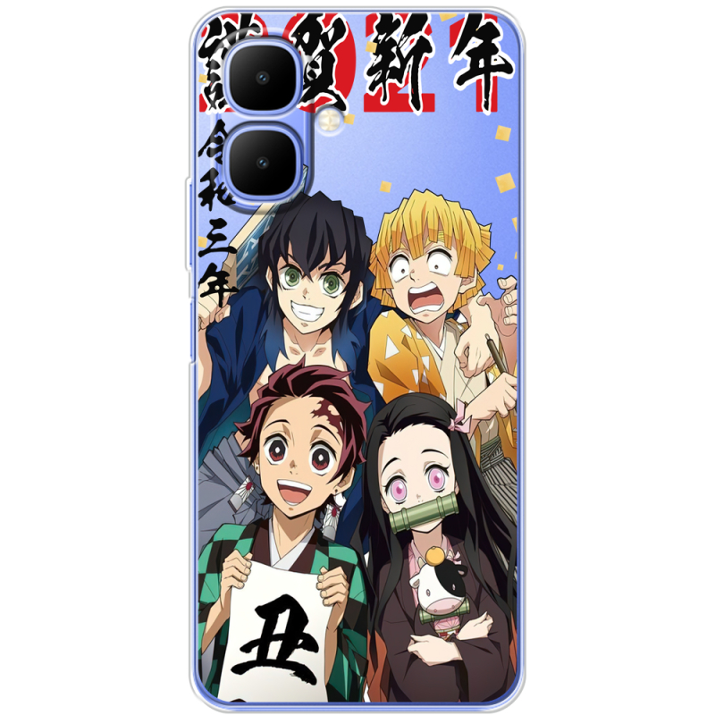 Прозорий чохол BoxFace Infinix Smart 10 Незуко та друзі