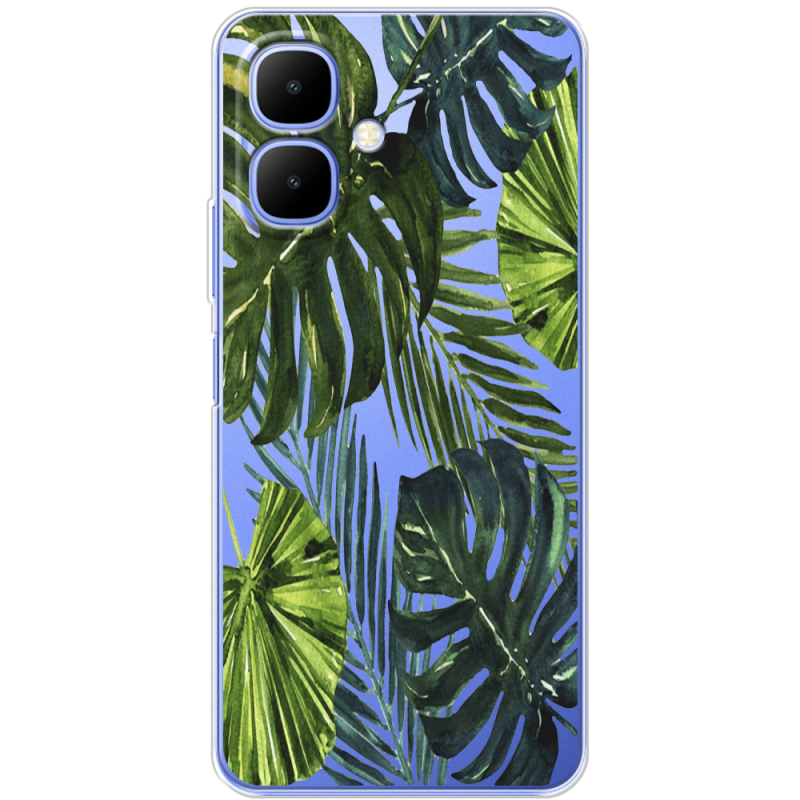 Прозорий чохол BoxFace Infinix Smart 10 Palm Tree