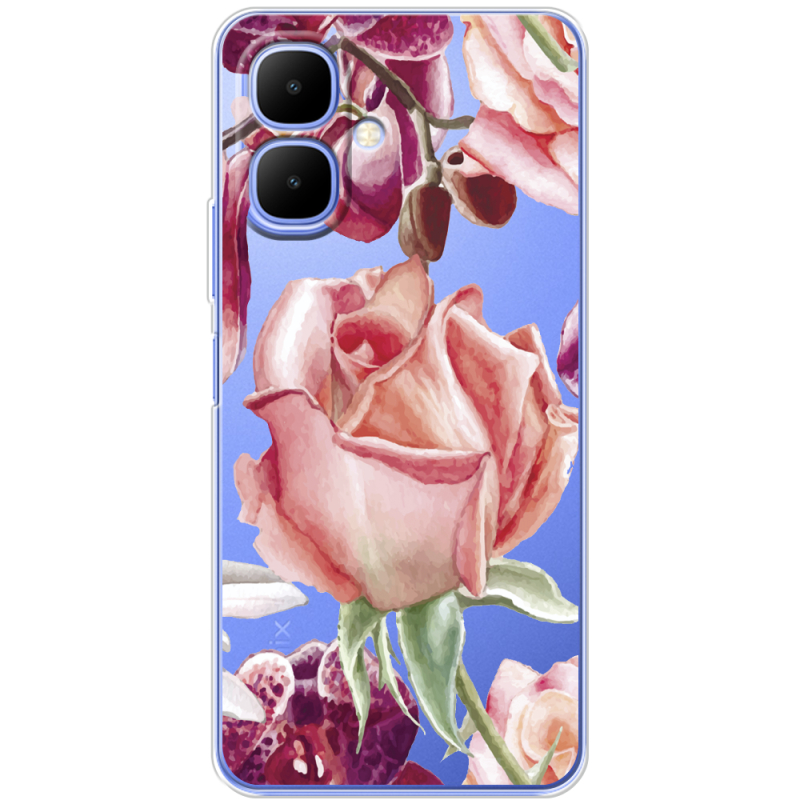 Прозорий чохол BoxFace Infinix Smart 10 Rose