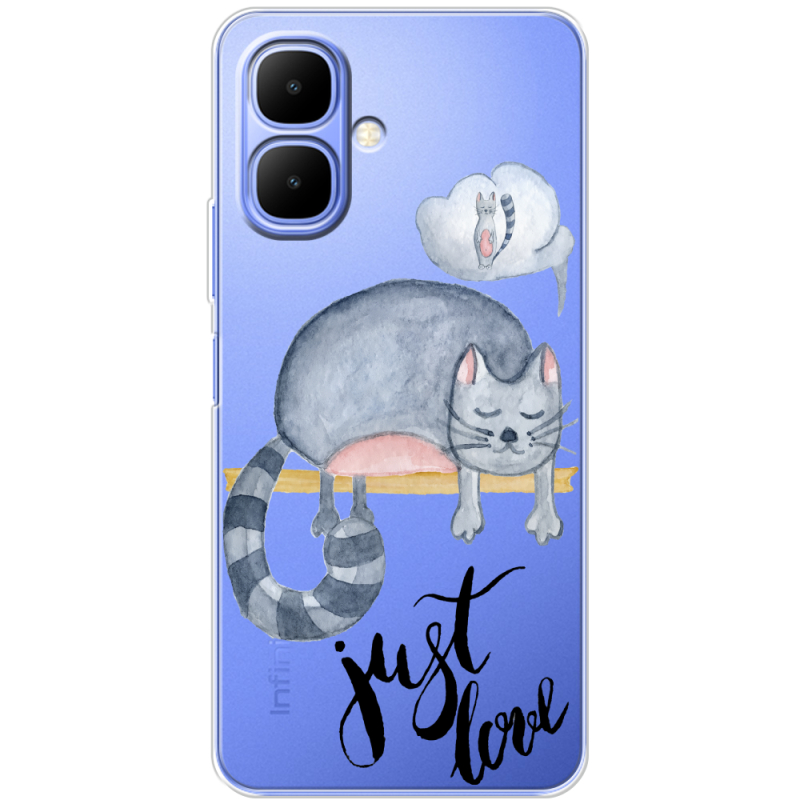 Прозорий чохол BoxFace Infinix Smart 10 Just Love