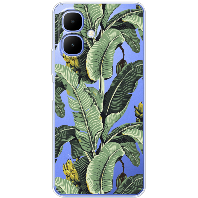 Прозорий чохол BoxFace Infinix Smart 10 Banana Leaves