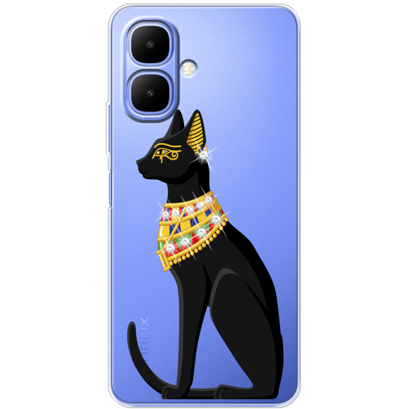 Чохол зі стразами Infinix Smart 10 Egipet Cat
