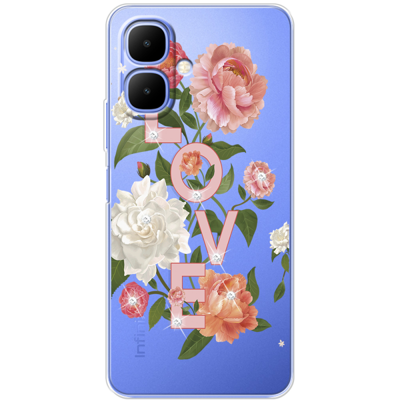 Чохол зі стразами Infinix Smart 10 Love