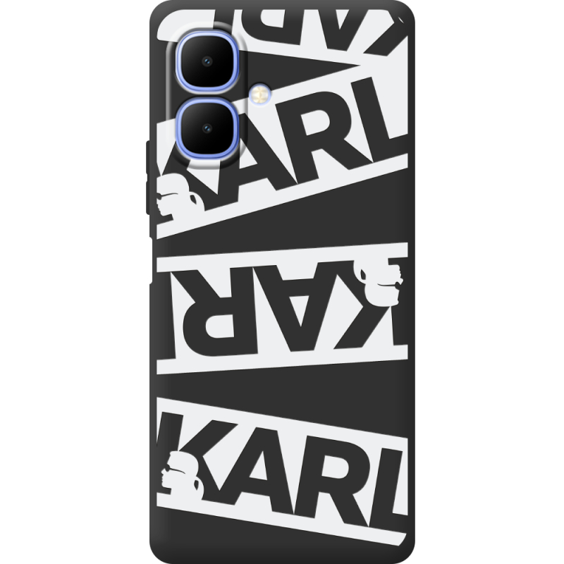 Чорний чохол BoxFace Infinix Smart 10 White Karl
