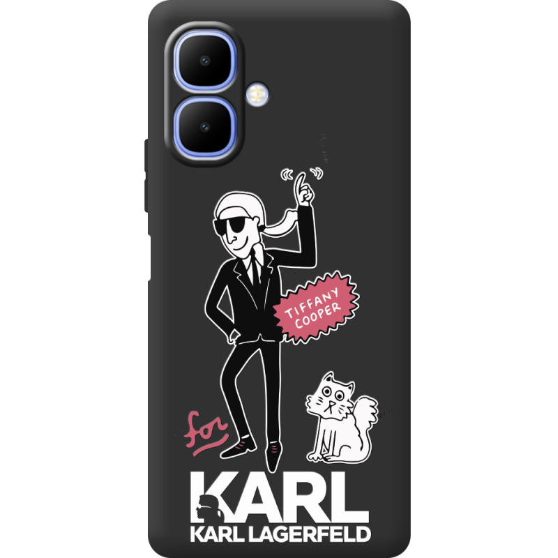 Чорний чохол BoxFace Infinix Smart 10 For Karl