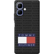 Чорний чохол BoxFace Infinix Smart 10 Tommy Print