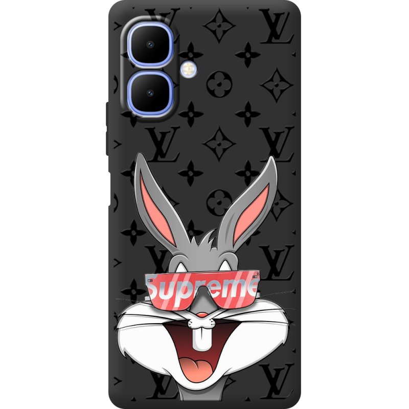 Чорний чохол BoxFace Infinix Smart 10 looney bunny