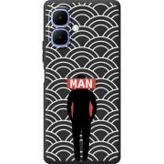 Чорний чохол BoxFace Infinix Smart 10 Man Pattern