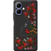 Чорний чохол BoxFace Infinix Smart 10 3D Ukrainian Muse
