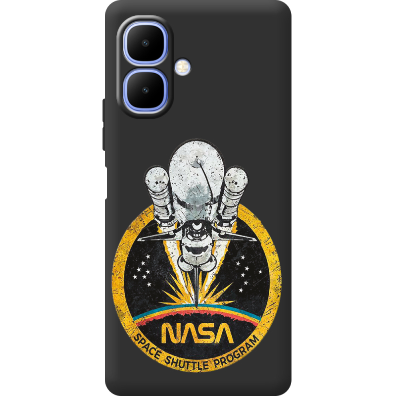 Чорний чохол BoxFace Infinix Smart 10 NASA Spaceship