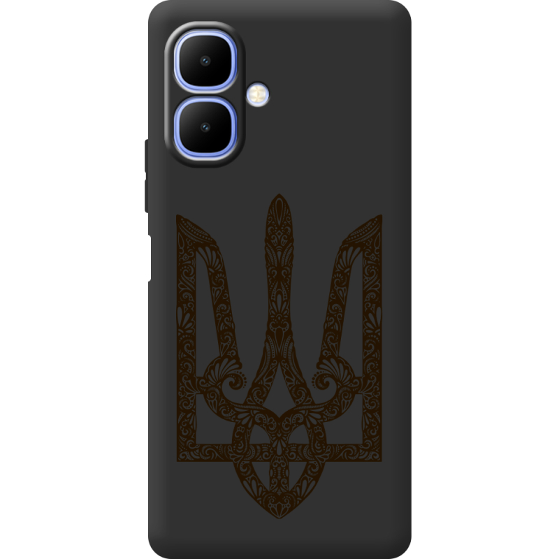 Чорний чохол BoxFace Infinix Smart 10 Ukrainian Trident