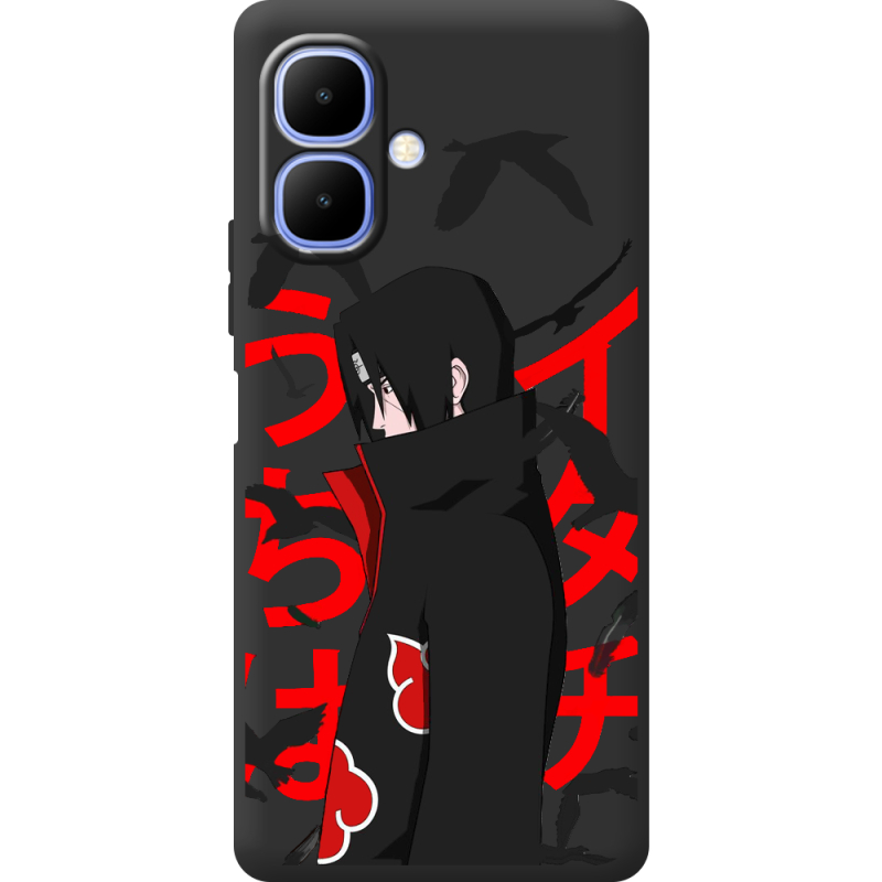 Чорний чохол BoxFace Infinix Smart 10 Учиха Итачи