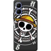 Чорний чохол BoxFace Infinix Smart 10 One Piece Компас