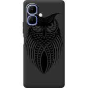 Чорний чохол BoxFace Infinix Smart 10 Owl