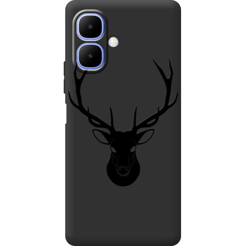 Чорний чохол BoxFace Infinix Smart 10 Deer