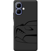 Чорний чохол BoxFace Infinix Smart 10 Sportcar