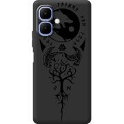 Чорний чохол BoxFace Infinix Smart 10 Hugin and Munin