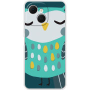 Чохол BoxFace Tecno Spark 40C Green Owl