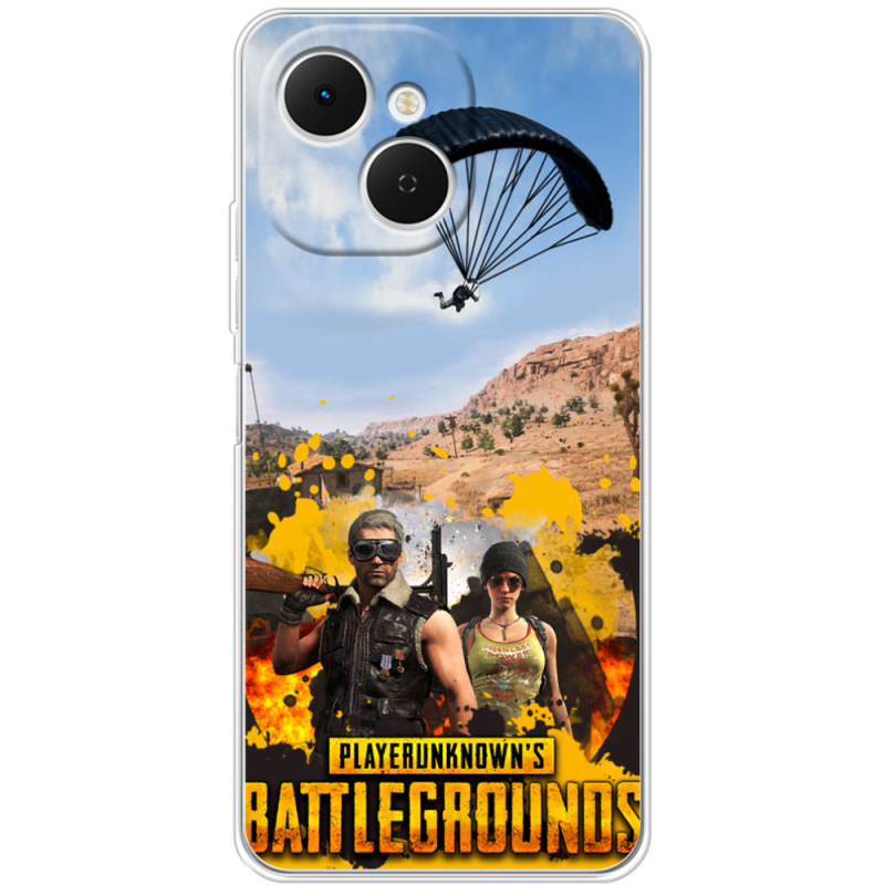 Чохол BoxFace Tecno Spark 40C Pubg parachute