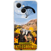 Чохол BoxFace Tecno Spark 40C Pubg parachute